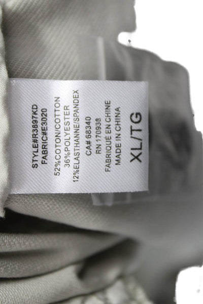 Renuar Women Military Jacket Gray Button Long Sleeve Size XL