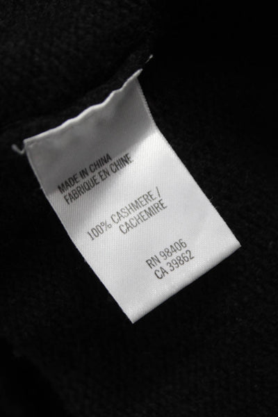 Theory Women Basic Cashmere V-Neck Button Solid Long Sleeve Cardigan Size L