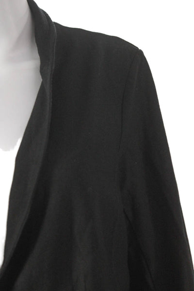 Eileen Fisher Womens Basic Jacket Black Long Sleeve Size M