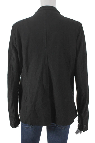 Eileen Fisher Womens Basic Jacket Black Long Sleeve Size M