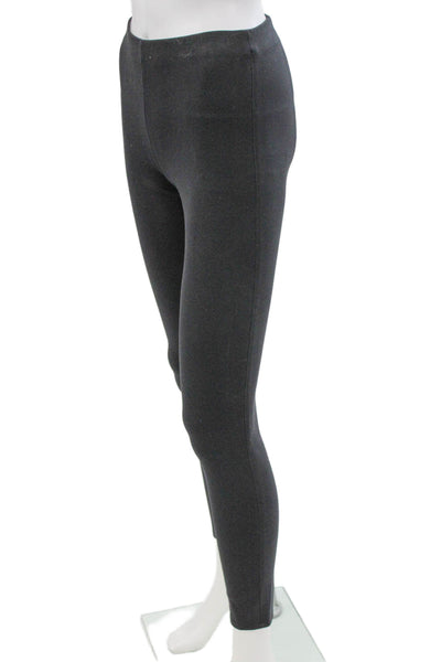 Theory Womens Ankle Leggings Gray Pull On Petite Size XS