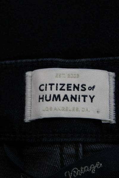 Citizens of Humanity Womens Bootcut Blue Jeans Mid Rise Inseam 32 Size 25