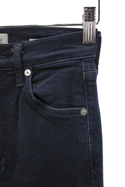 Citizens of Humanity Unisex Adults Bootcut Jeans Blue Button Fly Size 24