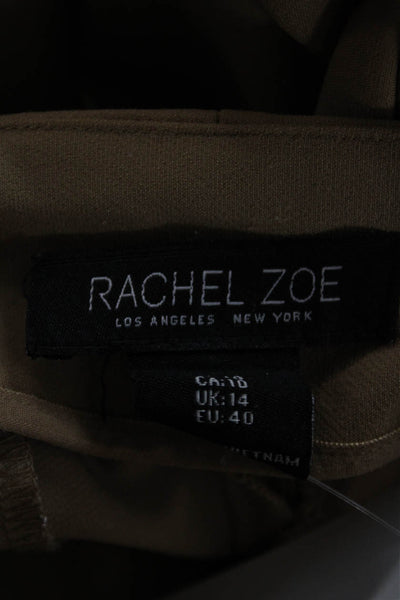 Rachel Zoe Women Dress Pants Beige Pull On 29 Inseam Size 10