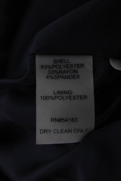 Calvin Klein Women Gray Straight Pencil Skirt Polyester Zip Size 4