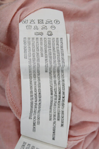 MINKPINK Women Pink Maxi Dress Square Neck Sleeveless Cotton Size S