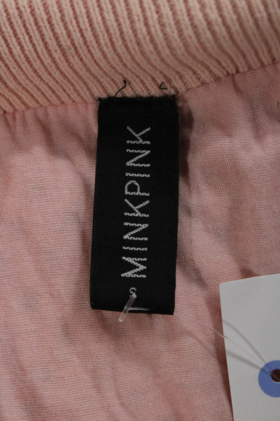 MINKPINK Women Pink Maxi Dress Square Neck Sleeveless Cotton Size S