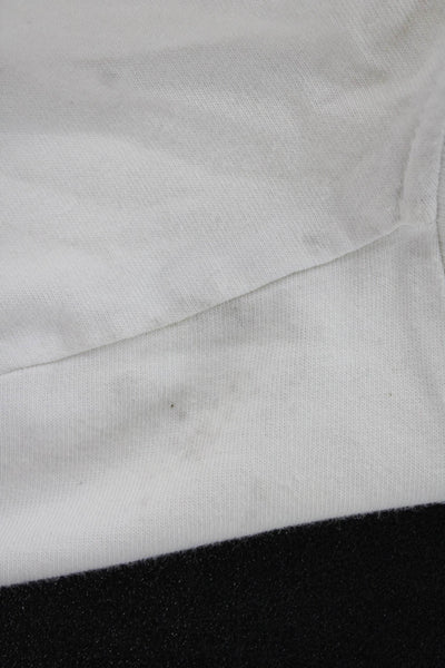 Opening Ceremony Unisex Cropped T-Shirt White Cotton Short Sleeve Size XS