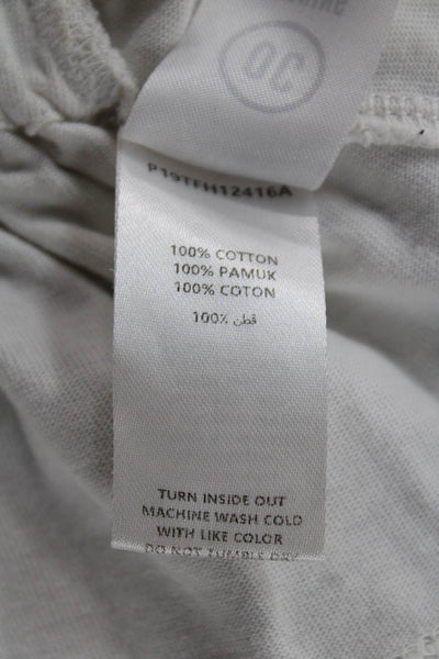 Opening Ceremony Unisex Cropped T-Shirt White Cotton Short Sleeve Size XS