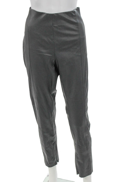 Zara Unisex Dress Pants Gray Polyester Solid Fall Size XL