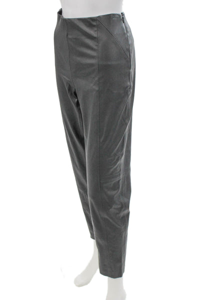 Zara Unisex Dress Pants Gray Polyester Solid Fall Size XL