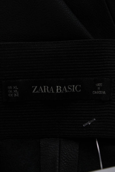 Zara Unisex Dress Pants Gray Polyester Solid Fall Size XL
