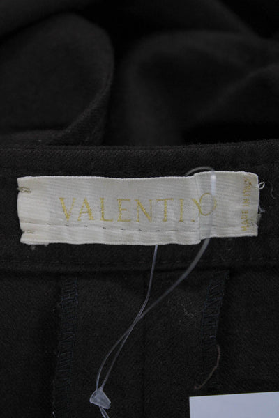 Valentino Unisex Adults Dress Pants Brown Wool Size 30