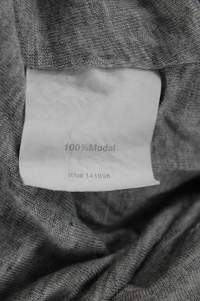 Apres Ramy Brook Womens Sundress Gray V Neck Sleeveless Short Size S