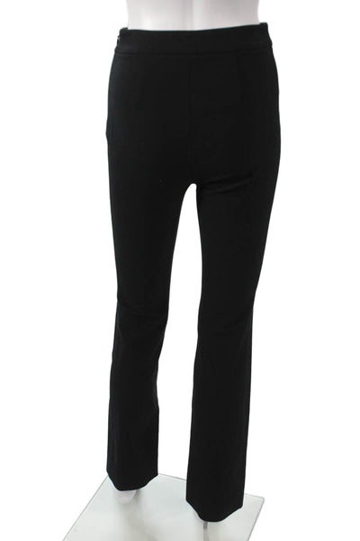 Derek Lam 10 Crosby Unisex Dress Pants Black Cotton Blend Zip Size 00