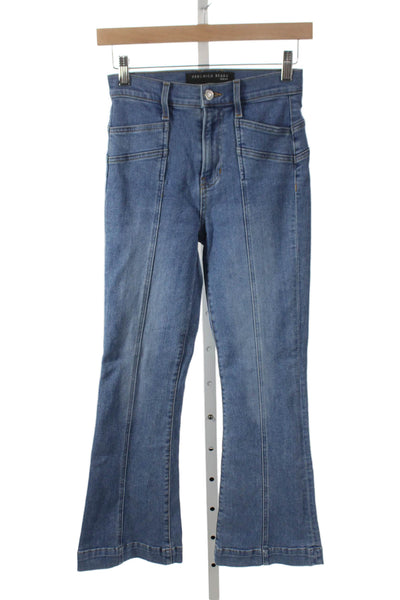 Veronica Beard Womens Flared Jeans Blue High Rise Cotton Size 24
