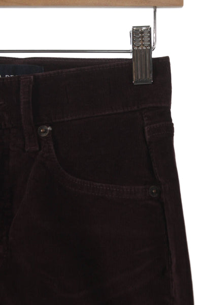 Veronica Beard Womens Ankle Pants Brown Zip 98% Cotton Size 24