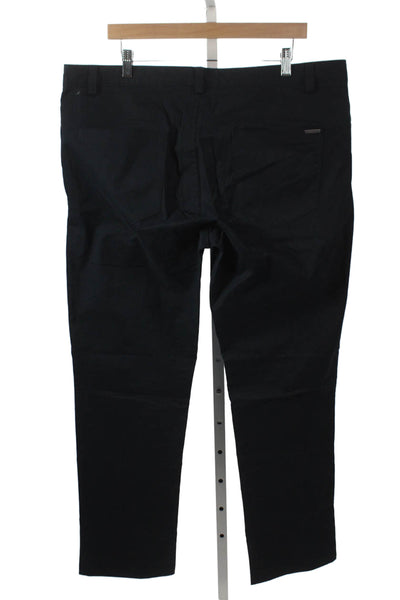 Calvin Klein Mens Black Chino Pants Size 32