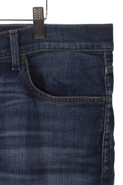 7 For All Mankind Mens Skinny Blue Cotton Jeans Size 38