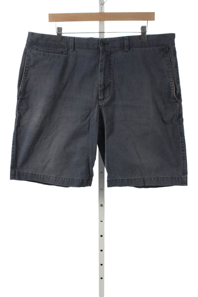 Banana Republic Mens Chino Shorts Gray Cotton Size 38