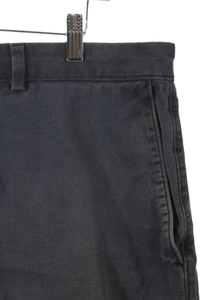 Banana Republic Mens Chino Shorts Gray Cotton Size 38