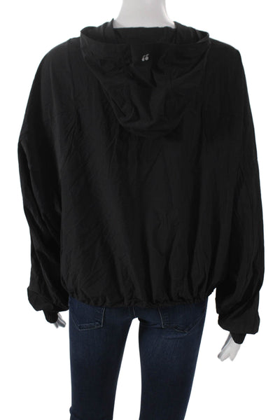 Sweaty Betty Womens Windbreaker Black Polyamide Long Sleeve Size S