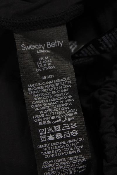 Sweaty Betty Womens Windbreaker Black Polyamide Long Sleeve Size S