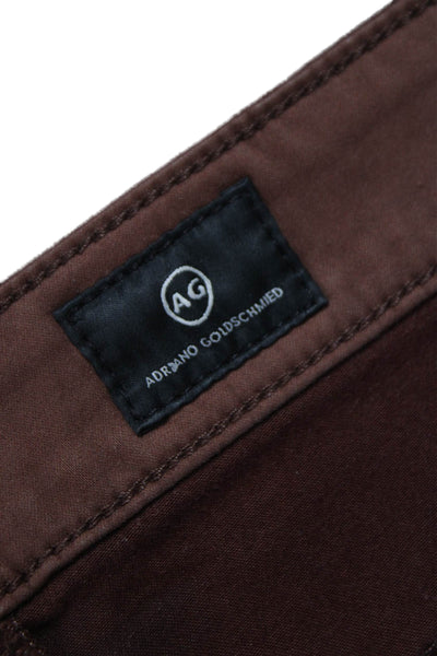 AG Womens Ankle Jeans Brown Mid-Rise Cotton Size 27