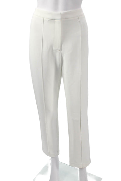 Adam Lippes Womens Dress Pants White Designer Size 10