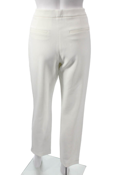 Adam Lippes Womens Dress Pants White Designer Size 10