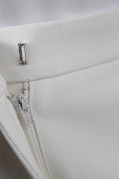 Adam Lippes Womens Dress Pants White Designer Size 10