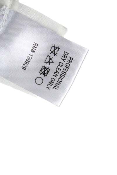 Adam Lippes Womens Dress Pants White Designer Size 10