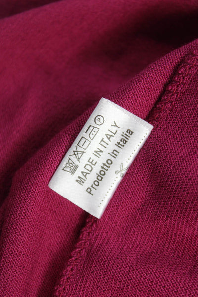 Jennifer T Women Basic Pink Scoop Neck Sleeveless Tank Viscose Blend Size 48