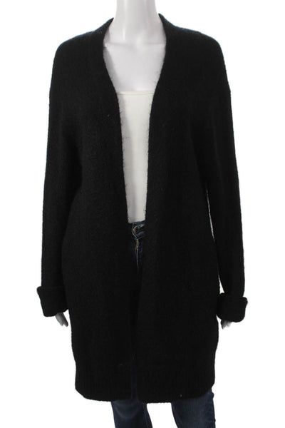 ACNE Studios Women Cardigan Black Kidmohair V Neck Long Sleeve Size 2XS