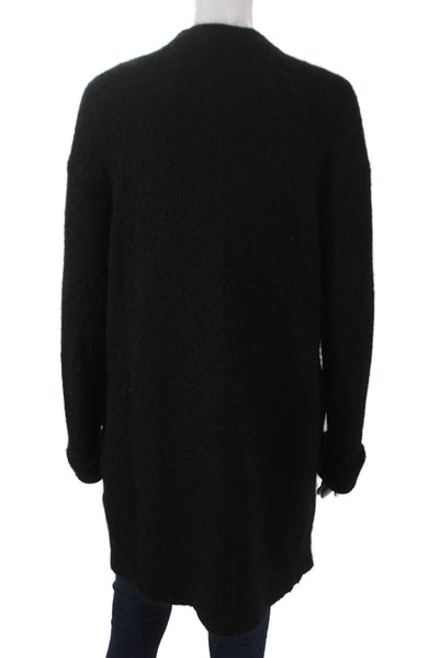 ACNE Studios Women Cardigan Black Kidmohair V Neck Long Sleeve Size 2XS