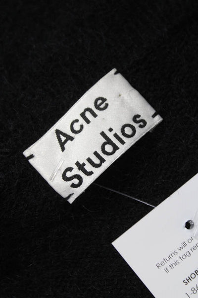 ACNE Studios Women Cardigan Black Kidmohair V Neck Long Sleeve Size 2XS