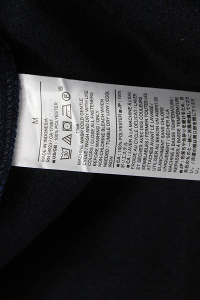 Banana Republic Womens Blue Basic Jacket Button Long Sleeve Polyester Size M