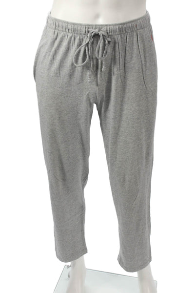 Polo Ralph Lauren Unisex Adults Sleep Pants Gray Drawstring Cotton Modal Size M