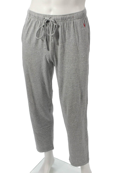 Polo Ralph Lauren Unisex Adults Sleep Pants Gray Drawstring Cotton Modal Size M