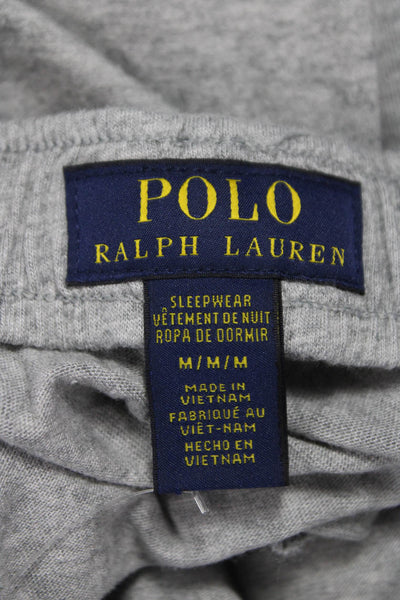 Polo Ralph Lauren Unisex Adults Sleep Pants Gray Drawstring Cotton Modal Size M