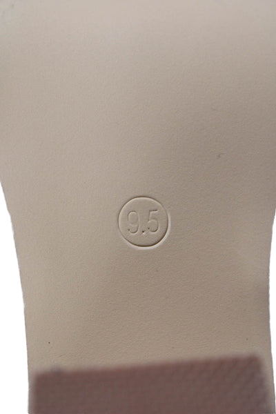 Coconuts by Matisse Womens Side Zip Block Heel Pointed Toe Boots White Size 9.5
