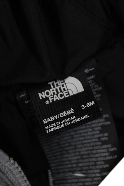 The North Face Baby Boys Puffer Hooded Jacket Gray Size 3-6 Months
