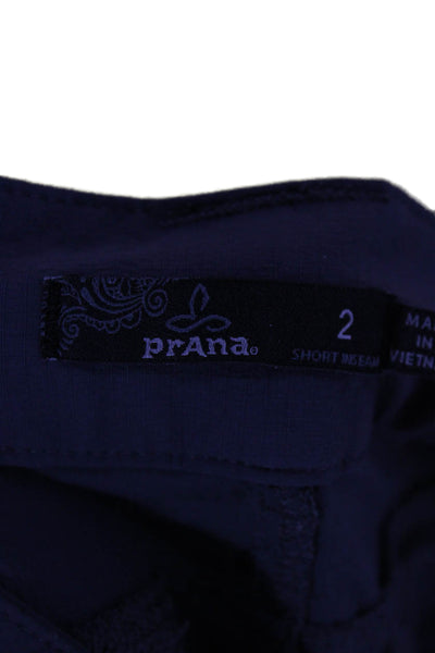 prAna Womens Gray Nylon Solid Pants Inseam 27 Size 2
