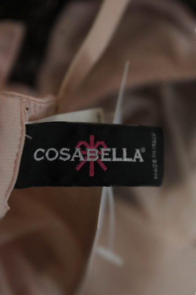 Cosabella Women Lingerie Top Black Floral V-Neck Sleeveless Polyamide Size S