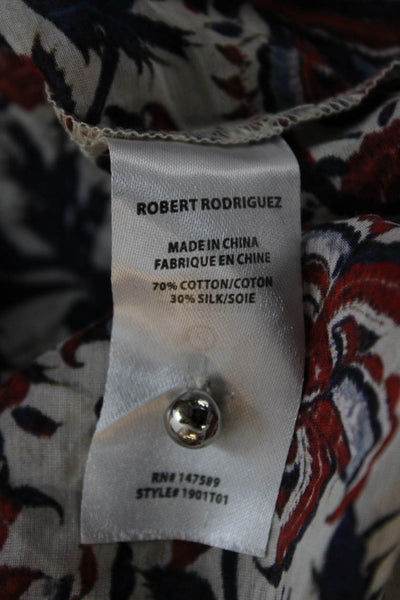 Robert Rodriguez Black Label Women Cropped Off Shoulder Linen Tank Brown Size 2