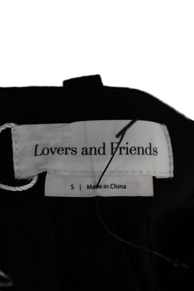 Lovers + Friends Unisex Adults Dress Pants Gray Zip 62% Polyester Size S