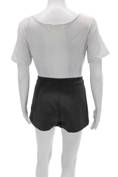 Lovers + Friends Womens Hot Pants Skort Gray Mini Polyester Zip Size S