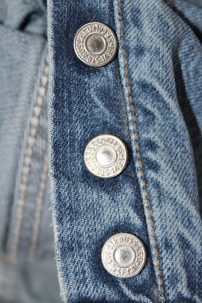 Levi Strauss & Co Unisex Adults Straight Blue High Rise Jeans Size 26