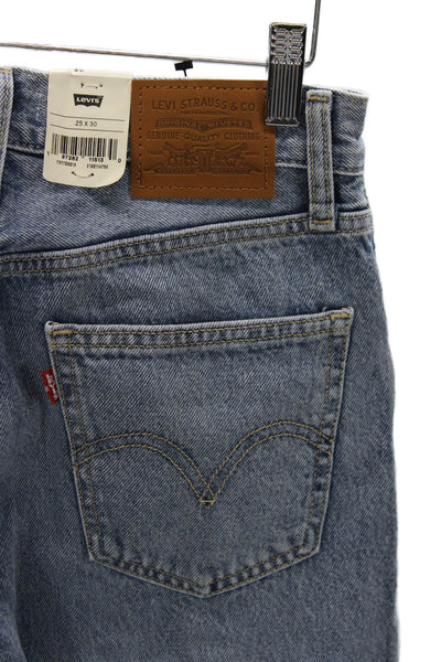 Levi Strauss & Co Teens High Rise Straight Jeans Blue Zip Inseam 29 Size 25