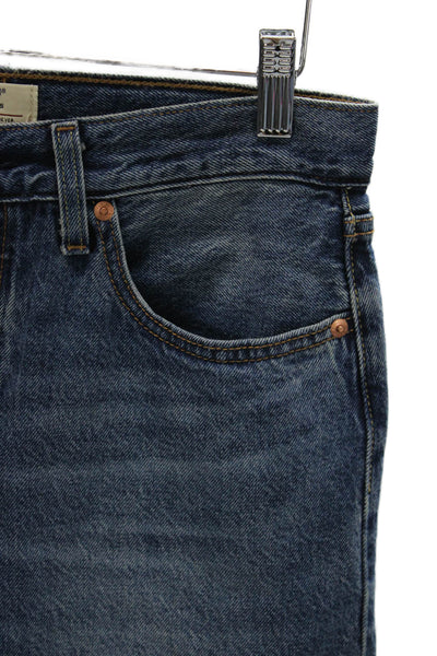 Levi Strauss & Co Unisex Straight High Rise Blue Jeans Size 26